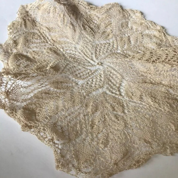 Lace Doilies Vintage Crochet Macrame Handmade Antique - Picture 10 of 10